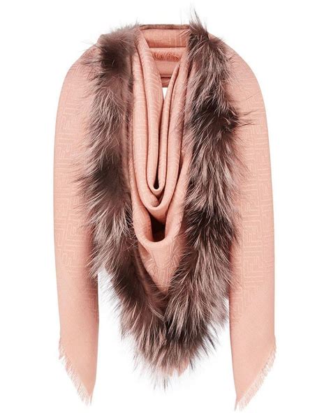 scarpw fendi|fendi touch of fur shawl.